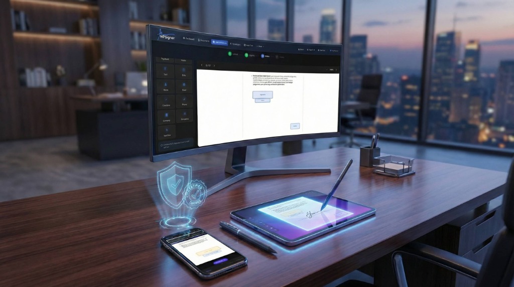 WPsigner - Professional E-Signatures on Desktop, Tablet and Mobile